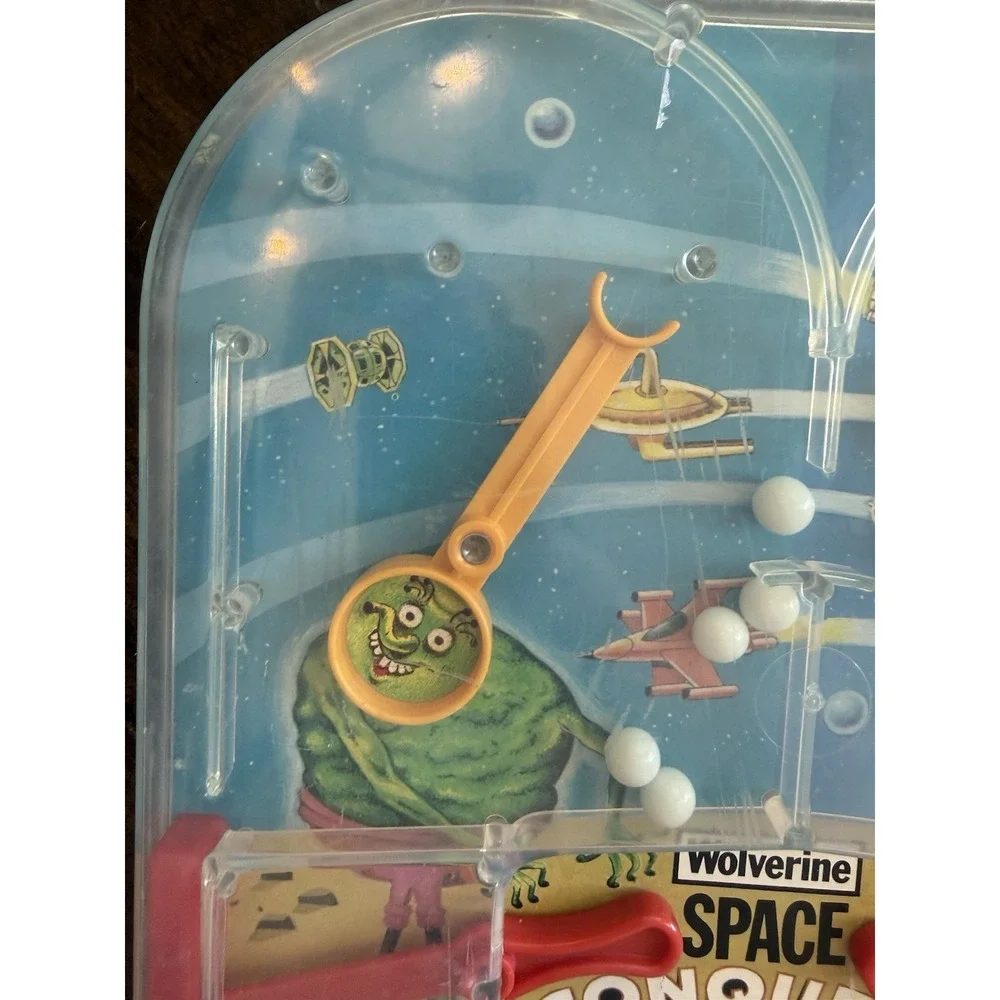 Wolverine Space Conquest Bagatelle Game 1960s Vintage Pinball Toy No. 124 Rare